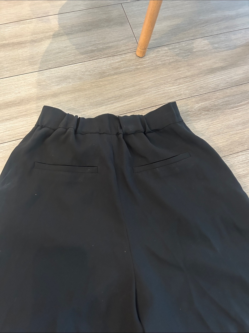Aritzia Black High-Rise Wide Leg Trousers - Picture 3 of 3